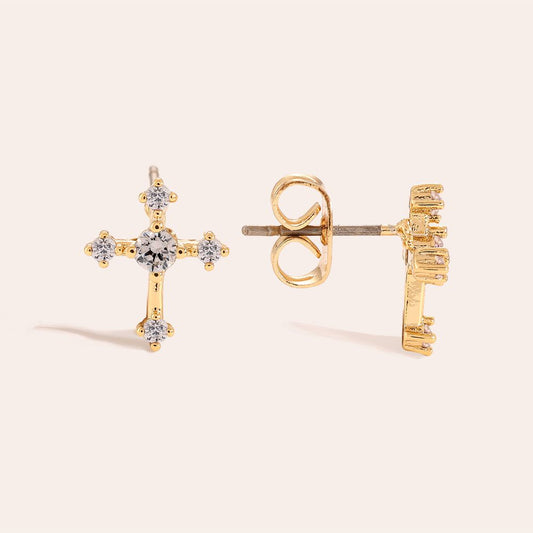 Earring | Dot Cross