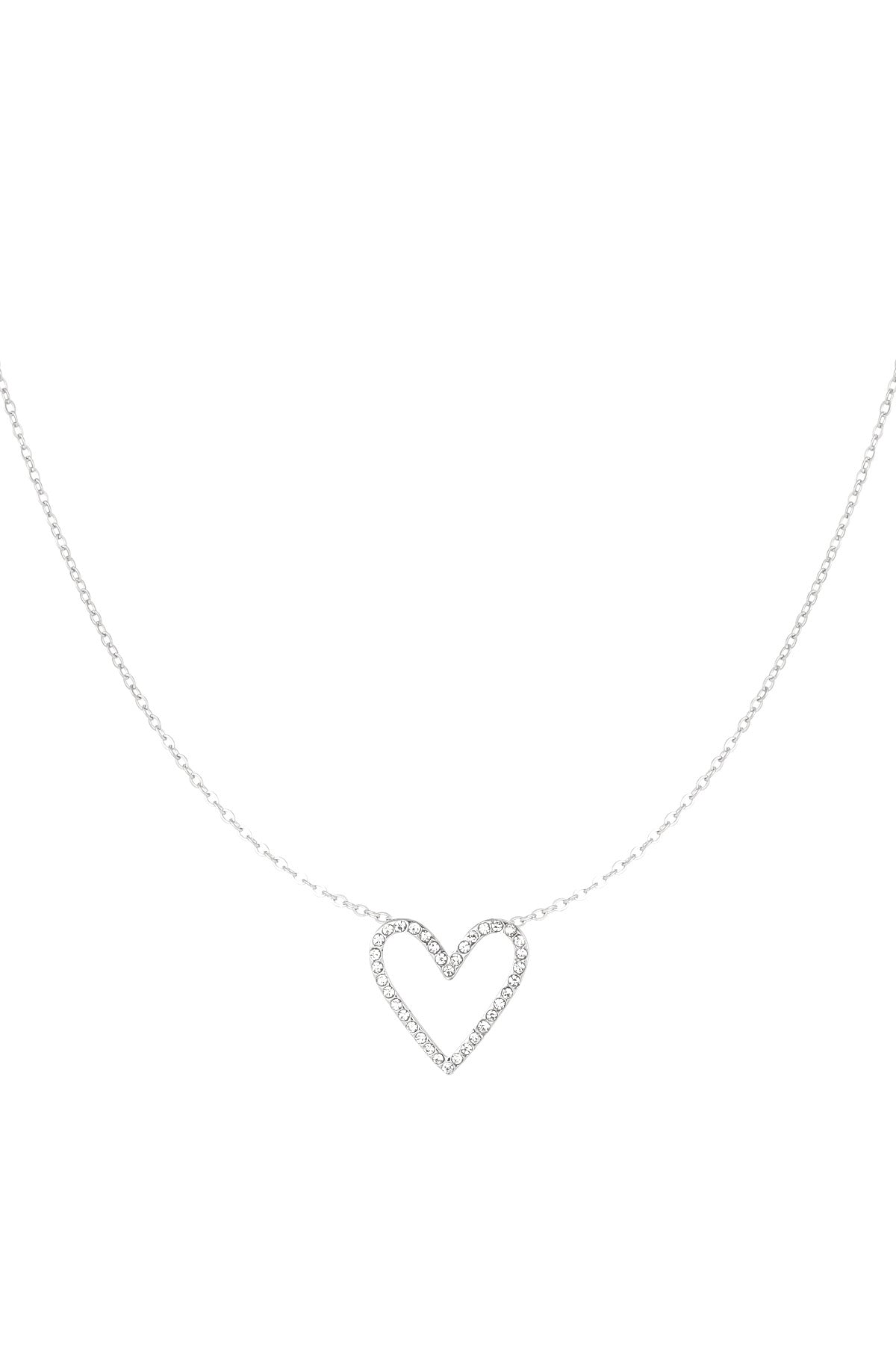 Necklace | diamond heart