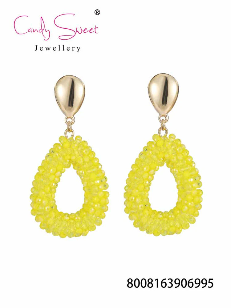 Earring | Statement yellow