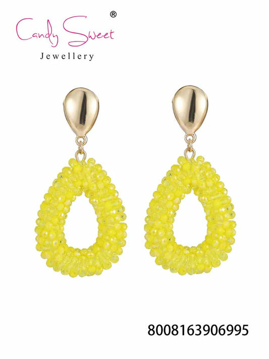 Earring | Statement yellow