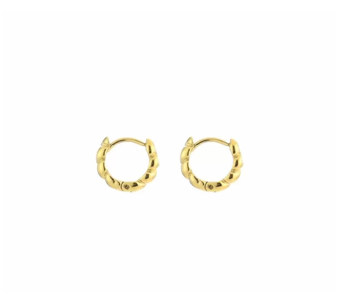 Earring | Mini swirl hoop g