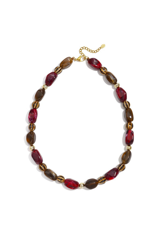 Necklace | Statement Brown heart (Kopie)