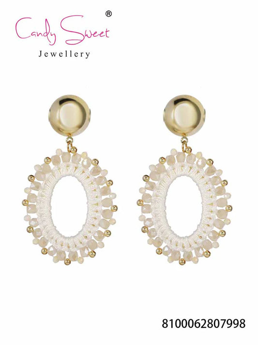 Earring | Statement white