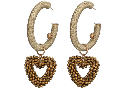 Earring | Statement gold