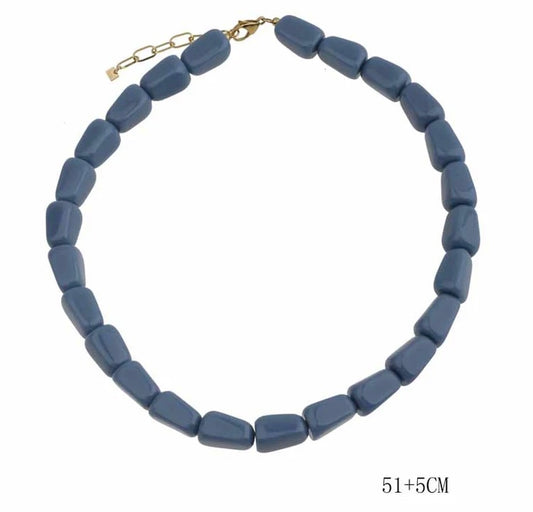Necklace | Bold blauw