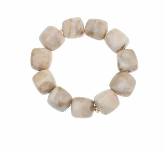 Bracelet | Bold beige