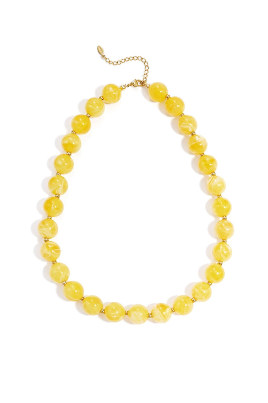 Necklace | Statement yellow