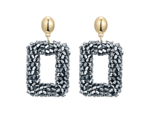Earring | Statement silver