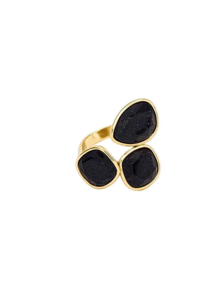 Ring | Big Stones Black