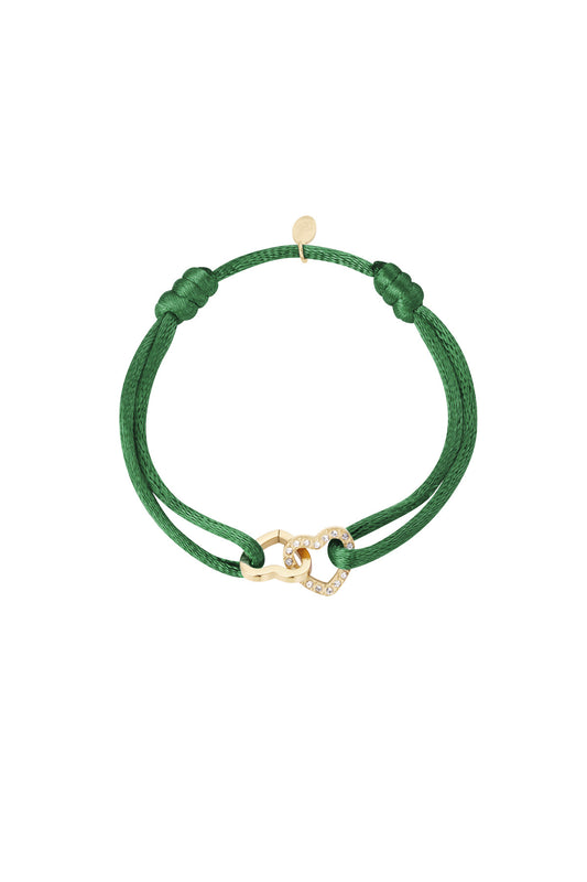 Bracelet | Satin green