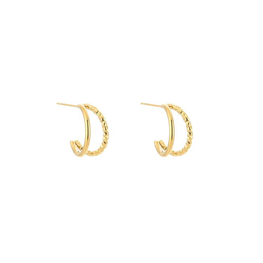 Earring | dubbel hoop
