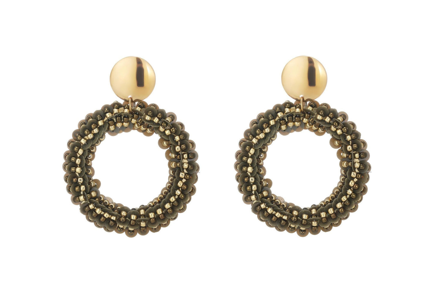 Earring | Statement green