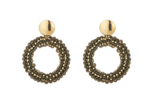 Earring | Statement green