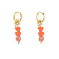 Earring |  Orange hears star