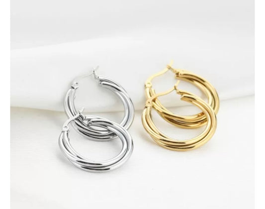 Earring |  double hoop s