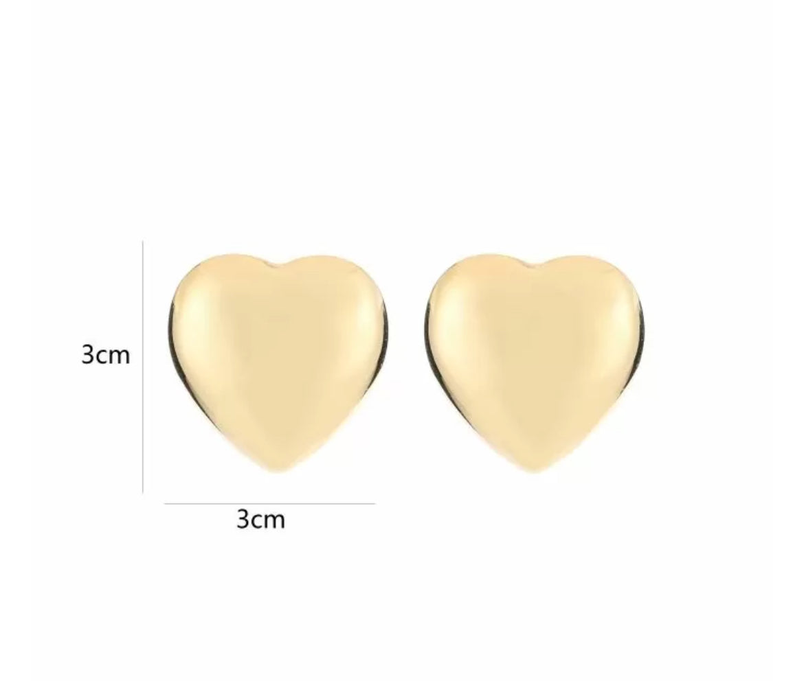 Earring |  Big dot heart