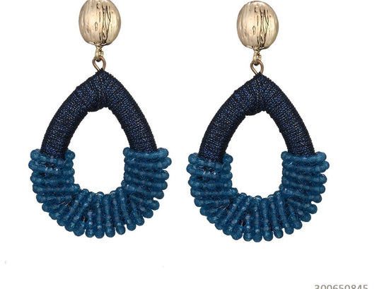 Earring | Statement blue