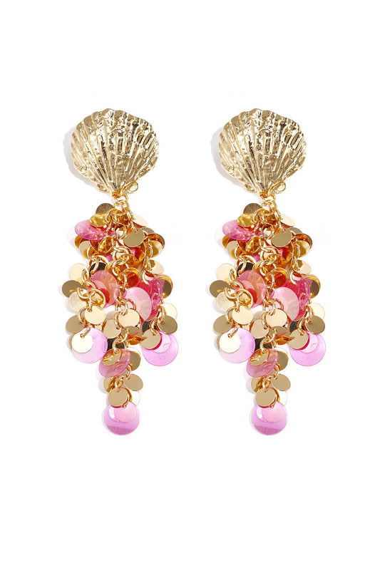 Earring | Statement pink