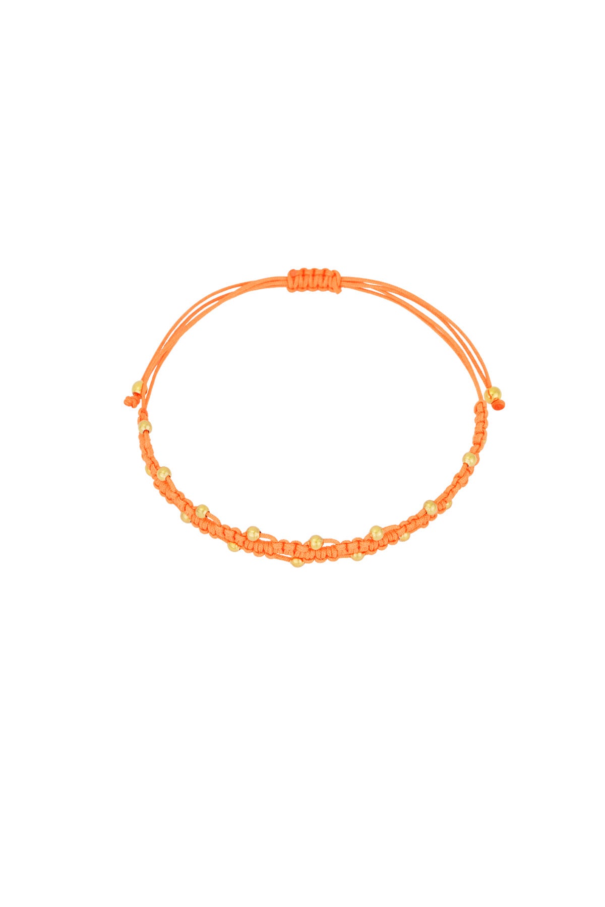 Bracelet | Bandje dots oranje