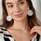 Earring |  flower white