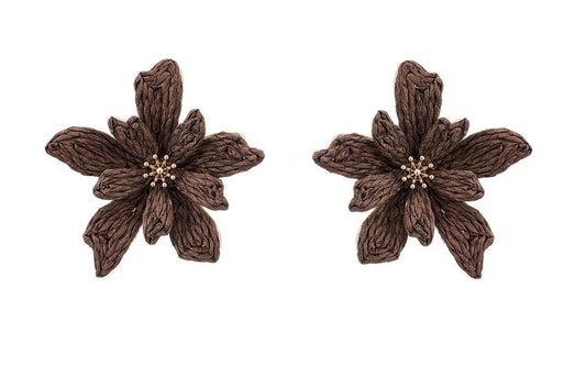 Earring | Statement Brown