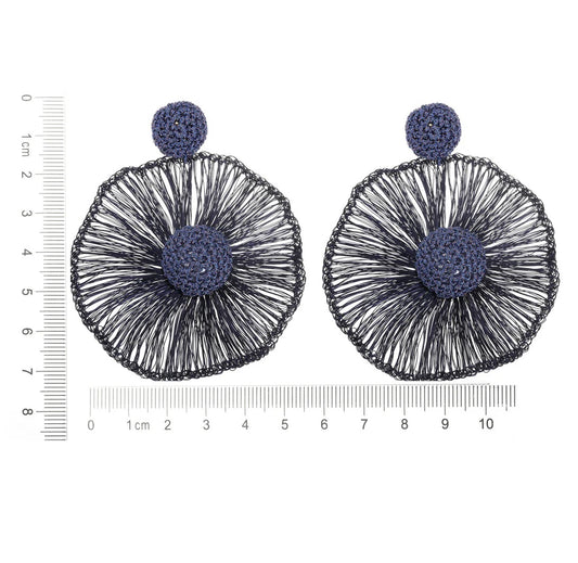 Earring | Statement blue