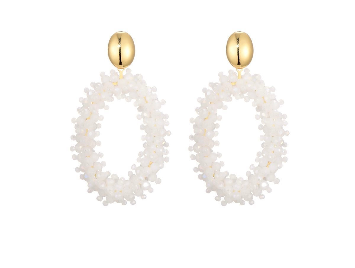 Earring | Statement white
