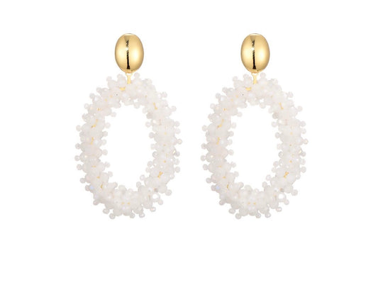 Earring | Statement white
