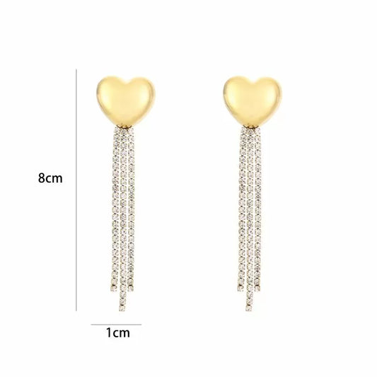 Earring |  Sparkly heart