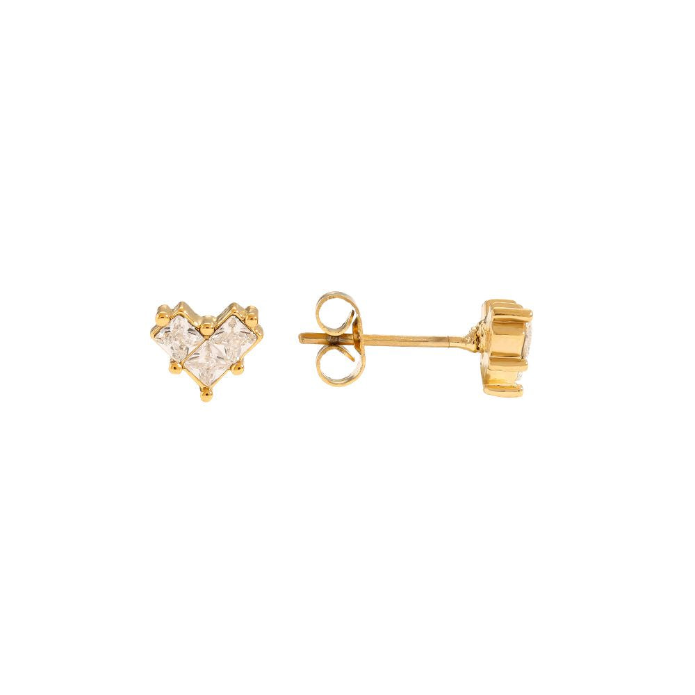 Earring | Dot heart mini