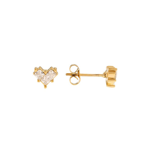 Earring | Dot heart mini