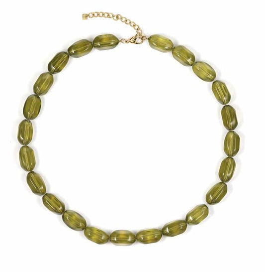 Necklace | Statement green