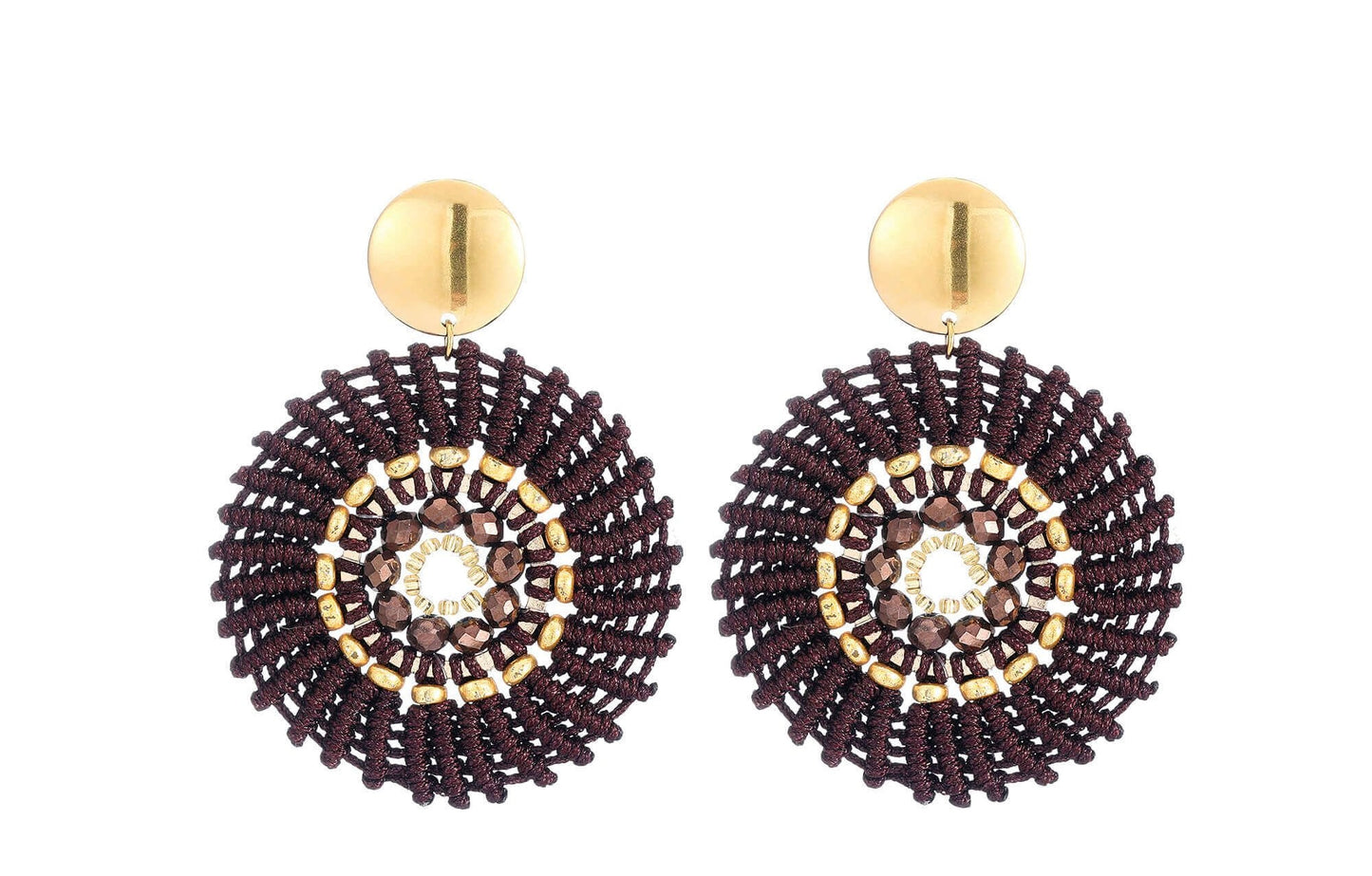 Earring | Statement Brown