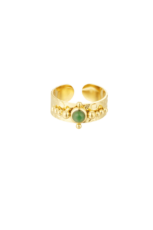 Ring | Green stone