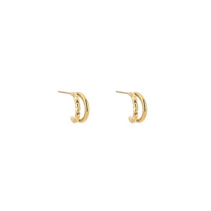 Earring | Mini dubbel hoop