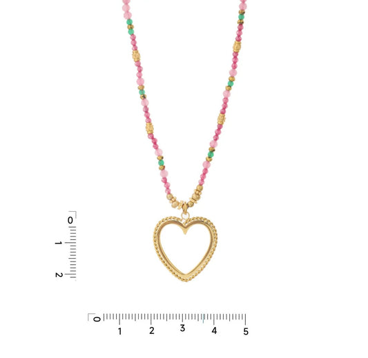 Necklace | Heart blossom
