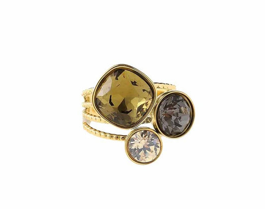 Ring | Green big blossom