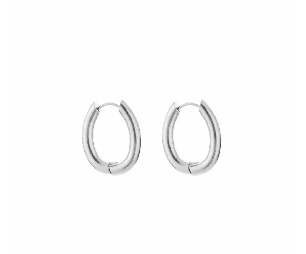 Earring |  Hoop ovaal s