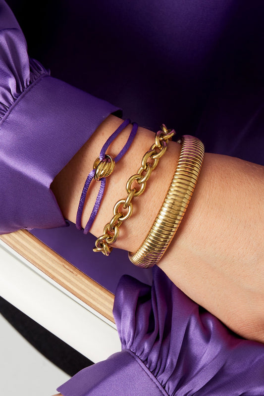 Bracelet | Purple knot