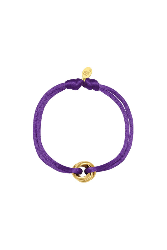 Bracelet | Purple knot