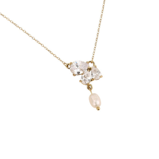 Necklace | Diamond pearl g