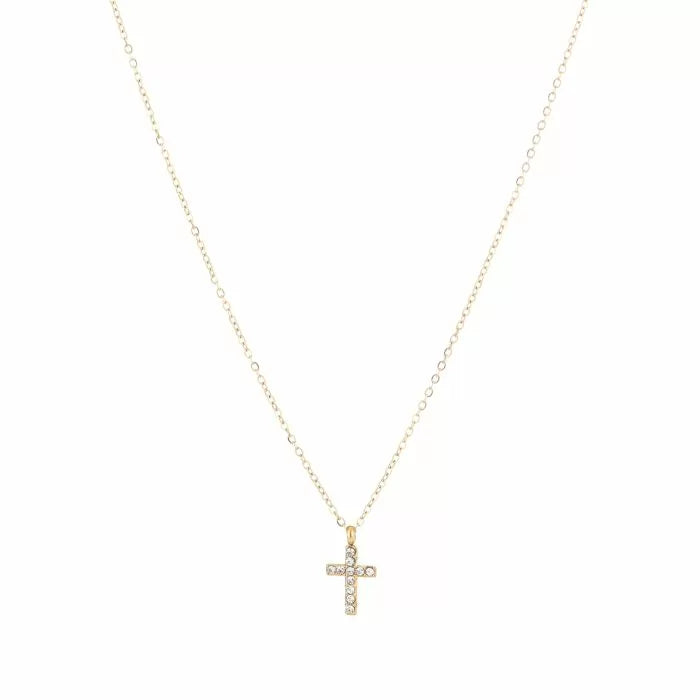 Necklace | Diamond cross g