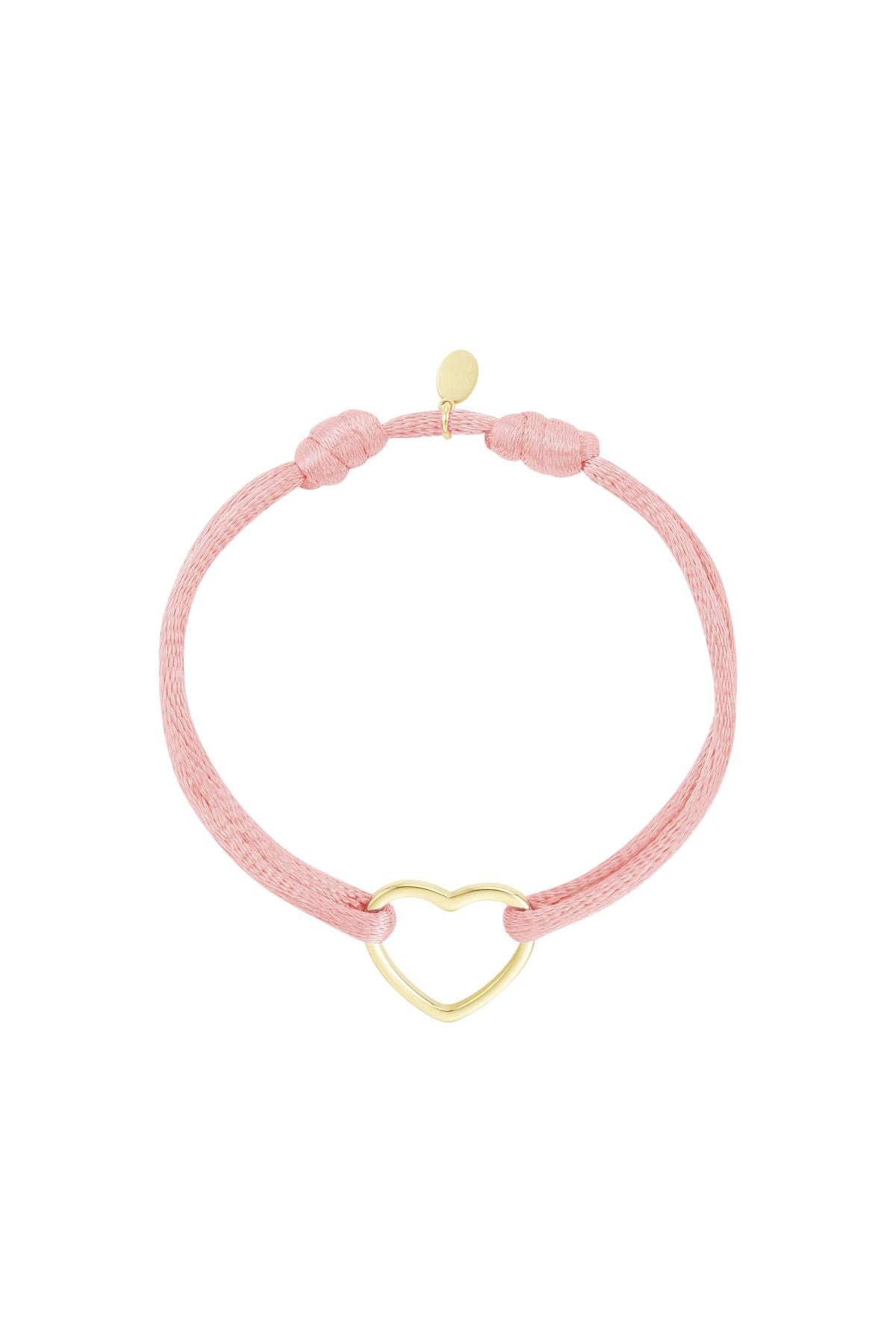 Bracelet | Satin love pink