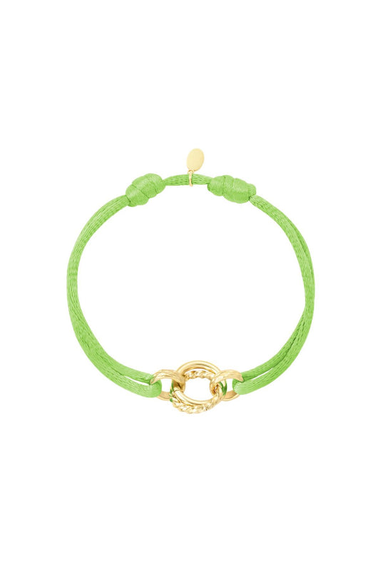 Bracelet | Satin green