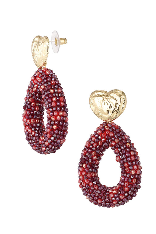 Earring |  Red