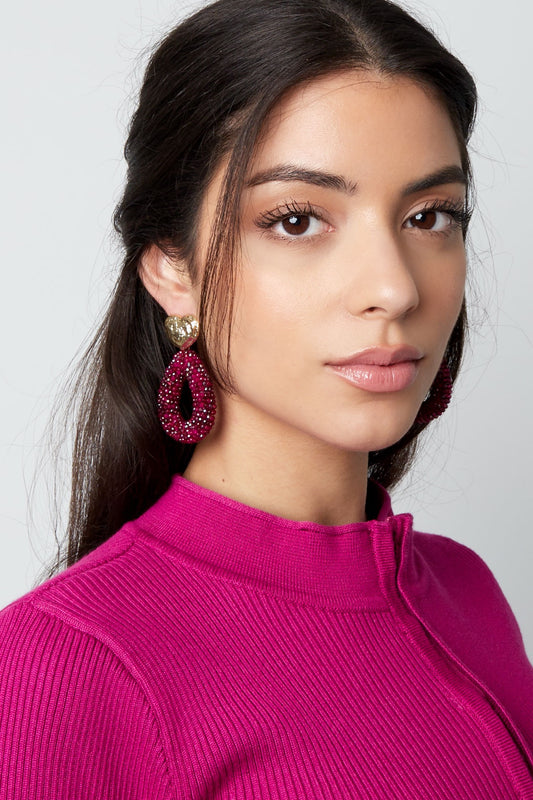 Earring |  Red