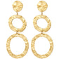 Earring |  Statement gold