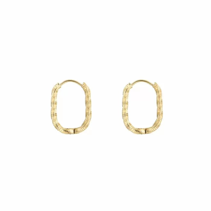 Earring | Square swirl