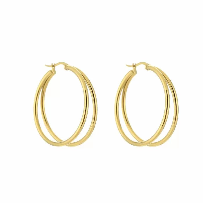 Earring | Big hoop double