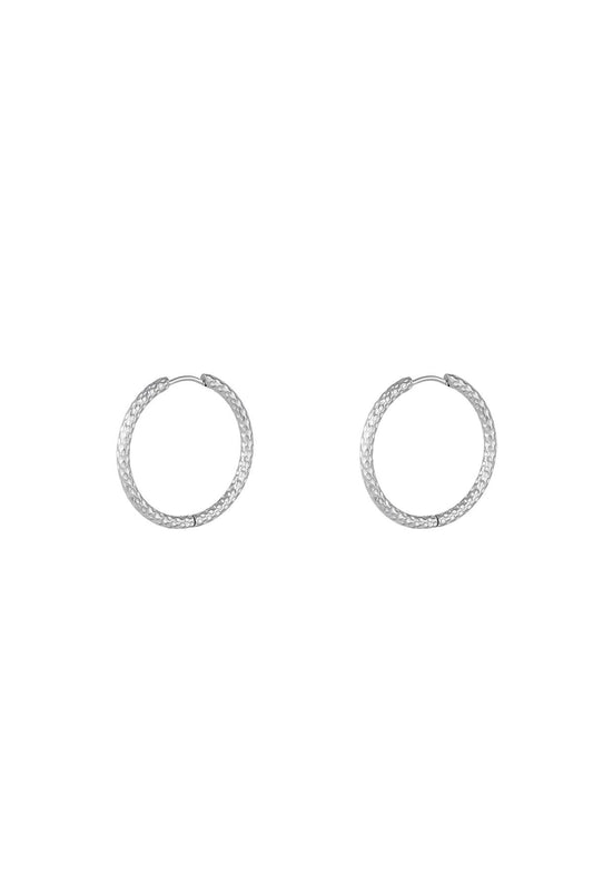 Earring | Hoop basic midi patroon s